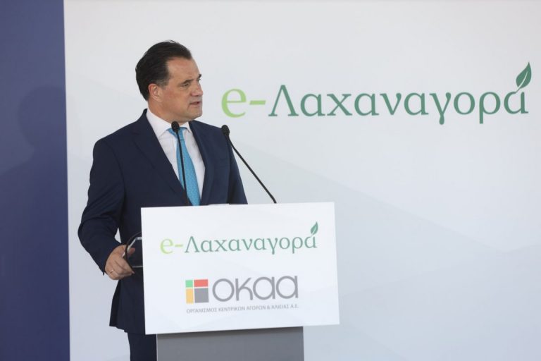 Άδ. Γεωργιάδης: Η νέα πλατφόρμα e-Λαχαναγορά θα βοηθήσει επαγγελματίες και καταναλωτές