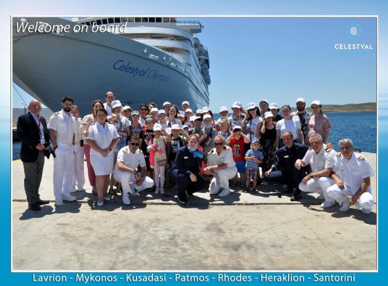 Η Celestyal Cruises φιλοξενεί παιδιά και συνοδούς πρόσφυγες από την Ουκρανία