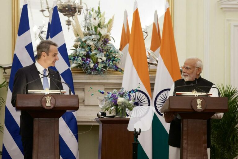 Κυρ.Μητσοτάκης : Η Ελλάδα είναι “το κατώφλι” της Ινδίας για την Ευρώπη