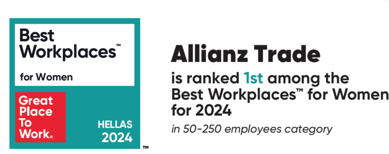 H Allianz Trade στην Ελλάδα στην 1η θέση στη Λίστα Best WorkplacesTM for Women Hellas 2024