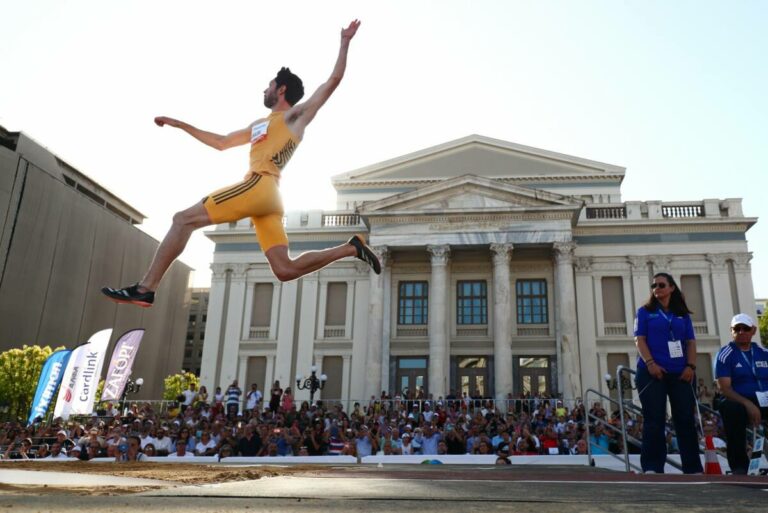 Piraeus Street Long Jump: Εύκολα πρώτος ο Μίλτος Τεντόγλου ένα μήνα πριν τους Ολυμπιακούς